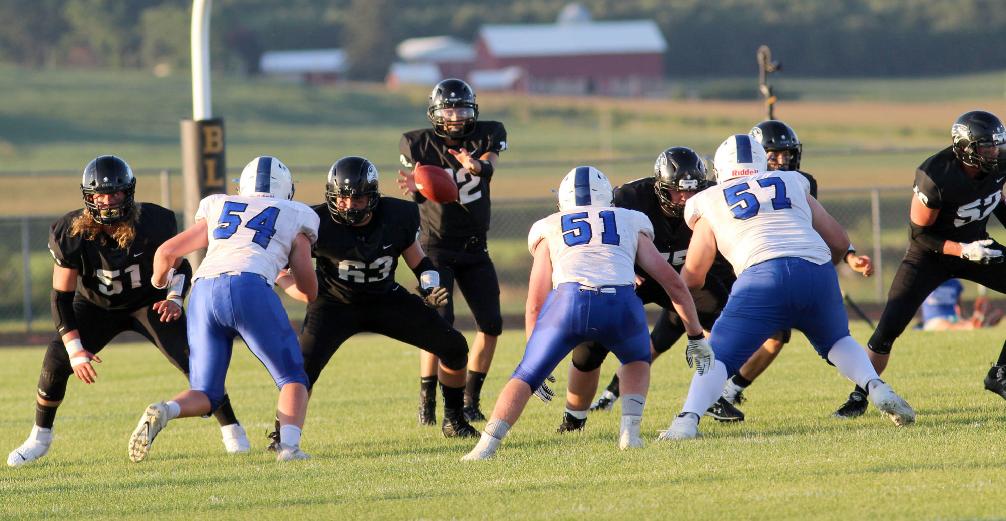 Saint Croix Falls at Bloomer football 8-23-19